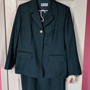 Pura Lana Vergine NWT Italian Vintage 2 pc suit 52